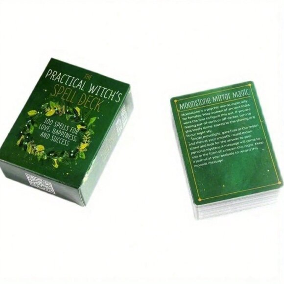 The Practical Witch's Spell Deck Tarot Oracle100 Cards NWT - Picture 2 of 4